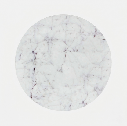 Marble and Mango Wood Round Sidee Table - alternate view 2