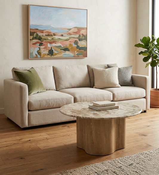 Thar Round Marble Coffee Table - 6842750967