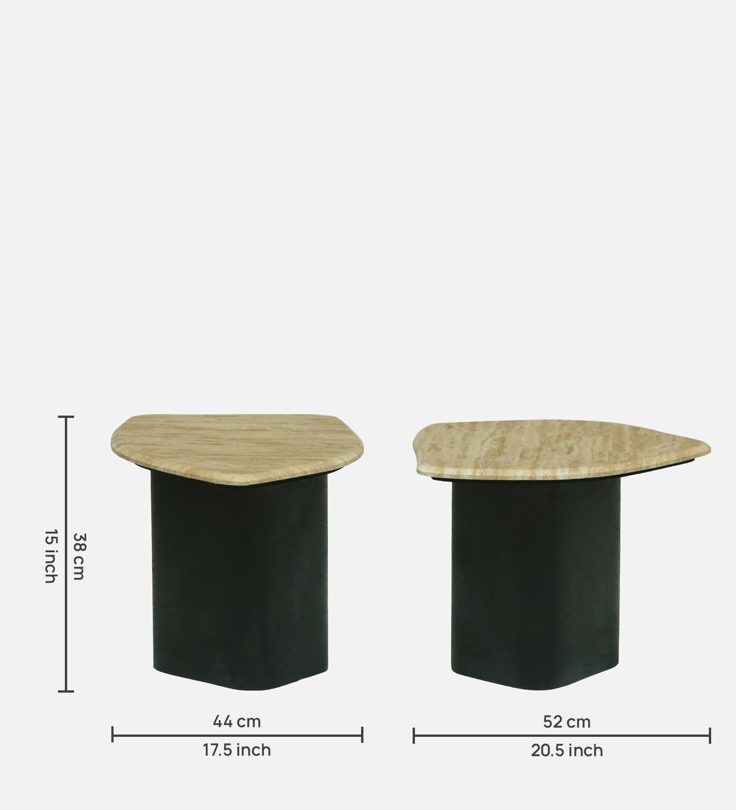 Astin set of 3 Coffee Table - Bed Side Dim3