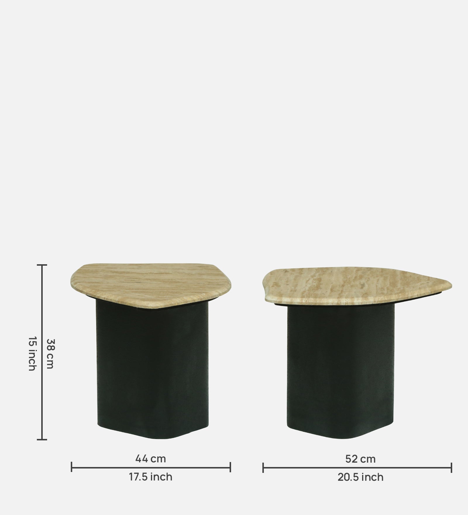 Astin set of 3 Coffee Table - Bed Side Dim3