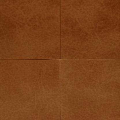 Leather Lounge Chair in Tan Finish - material detail