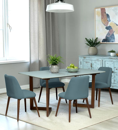 Avila 4 Seater Wooden Dining Set with Grey Chair - Rsk 4691 8 (2)