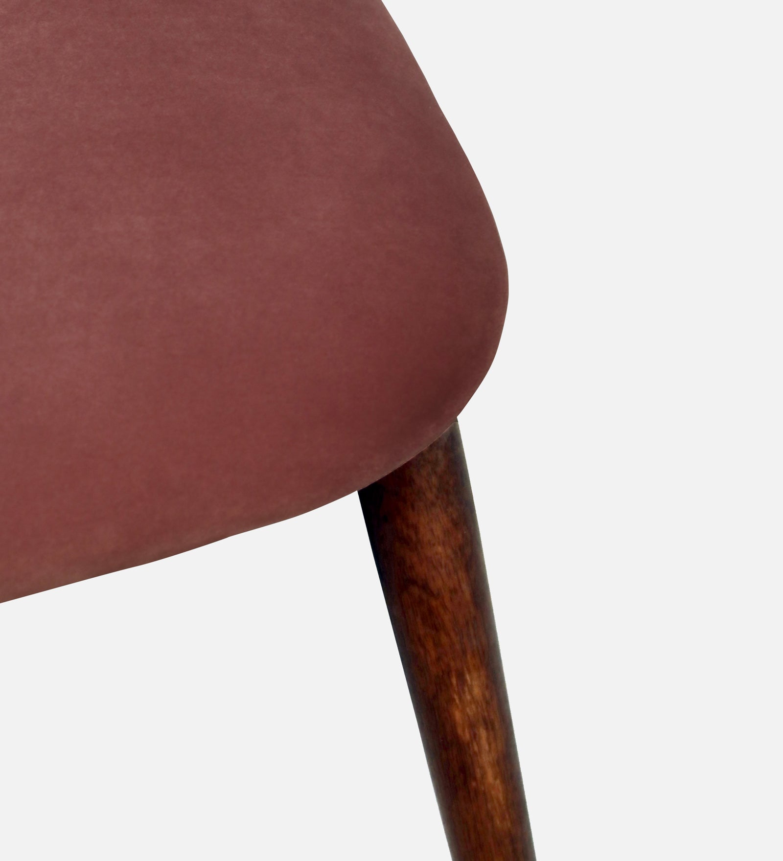 Avila Wooden Dining Chair with Onion-Red Velvet (Set of 2) - Rsk 4718