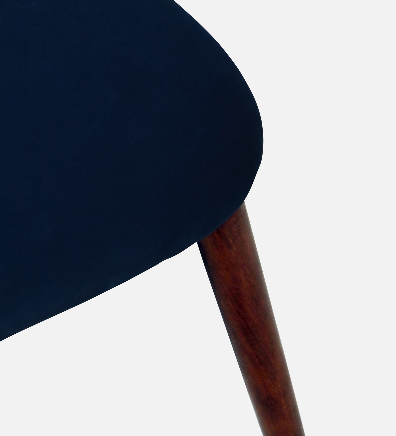 Avila Wooden Dining Chair with Blue Velvet (Set of 2) - Rsk 4726